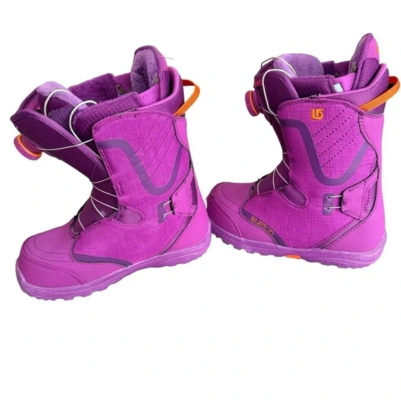 Burton Limelight BOA Imprint 2 Snowboard Boots Purple Women Size 7 - Picture 4 of 10